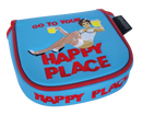 L.A.B. DF3 Embroidered Center Shaft Putter Cover by ReadyGOLF - Happy Place