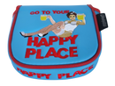 L.A.B. DF3 Embroidered Center Shaft Putter Cover by ReadyGOLF - Happy Place
