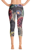 ReadyGOLF: Fireworks Women's Capri Leggings - Size Small - SALE