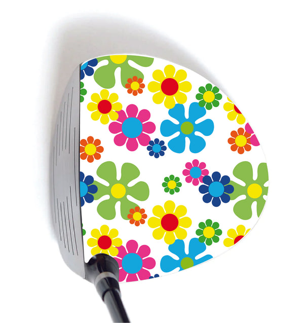 ReadyGolf: ParSkins Driver Decal - Flower Power