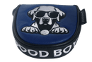 Black Lab (Good Boy) Embroidered Putter Cover by ReadyGOLF - Mallet