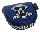 Black Lab (Good Boy) Embroidered Putter Cover by ReadyGOLF - Mallet