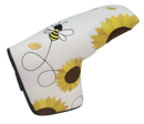 Let It Bee Embroidered Blade Putter Cover by ReadyGOLF