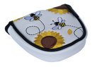 Let It Bee Embroidered Putter Cover - Mallet by ReadyGOLF