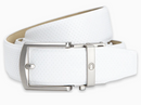 Nexbelt: Men's Birdie Leather Golf Belt - Matte White Belts
