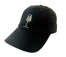 Dolly Mama: Ladies Rachel Cap - Crystal White Wine Glass Hats