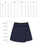 Golftini: Women's Pull-On Asymmetrical Skort - Shaken (Navy) Clothing