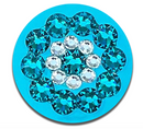 Blingo Ball Markers: Genuine Crystal Birthstone Ball Marker with Hat Clip
