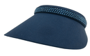 Dolly Mama: Ladies Audrey Clip-On Crystal Visor Hats