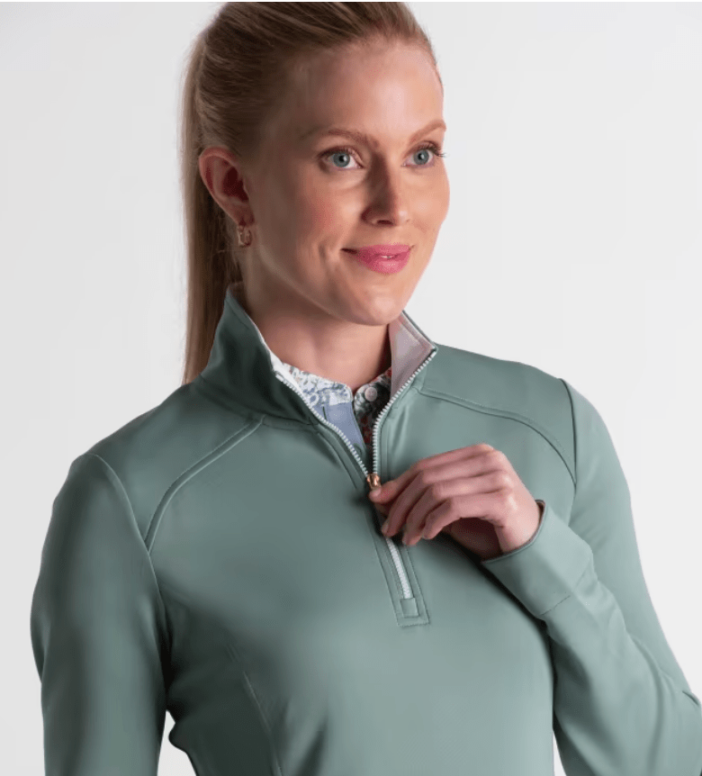 Women's Wells Quarter Zip by Fairway & Greene