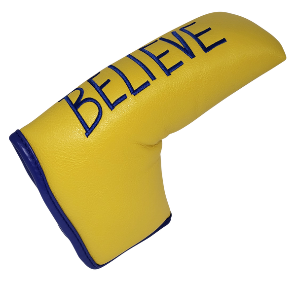 Believe Embroidered Putter Cover -Blade by ReadyGOLF