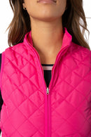Golftini: Women's Wind Vest - Hot Pink (Size Large) SALE Clothing Accessories