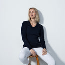Daily Sports: Women's Madelene V-Neck Pullover - Navy Shirts & Tops