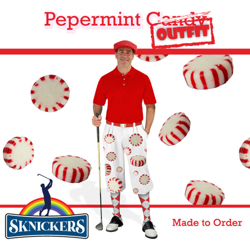 Christmas Candy Men's Golf Knickers Pants