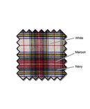 Golf Knickers: Men's Classic Plaid Golf Outfit - Dress Stewart, White & Red