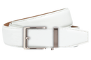 Nexbelt: Men's Smooth Dress Belt - White