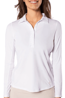 Golftini: Women's Long Sleeve Ruffle Polo