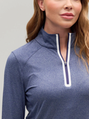 Zero Restriction: Women's Lea Zip Mock