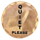 Sunfish: Copper Ball Marker - Quiet Please (Black)