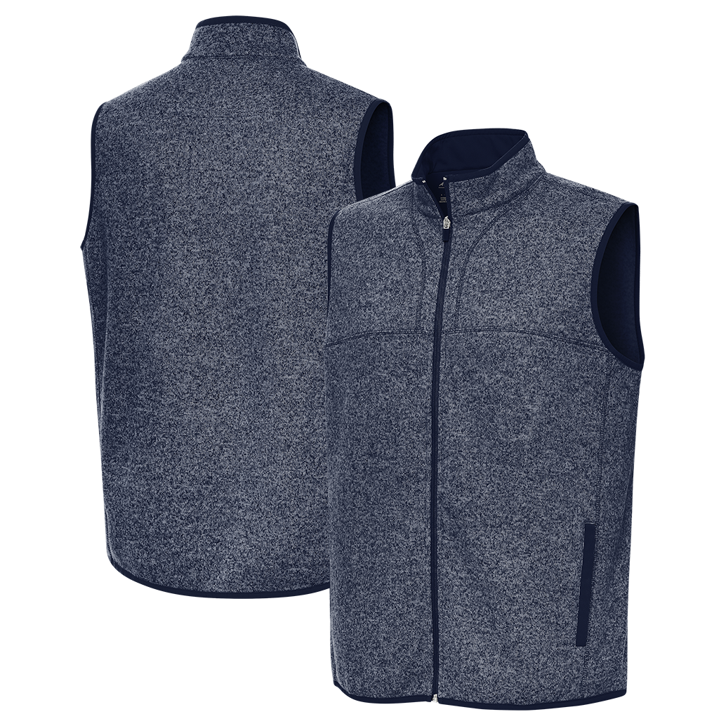 美品⭐️ANTIQUAGOLF×STCHUNISEX back logo vest Men's Essentials Fortune FZ Vest 105632 by Antigua