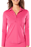 Golftini: Women's Long Sleeve Ruffle Polo