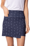 Golftini: Women's Pull-On Asymmetrical Skort - Shaken (Navy) Clothing