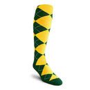 Golf Knickers: Men's Classic Golf Outfit - Yellow & Dark Green