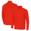 Antigua: Men's Essentials Intent 1/4 Zip Pullover - Sunset Orange 105640 Clothing