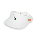 2Putt Golf - Sink It White Visor