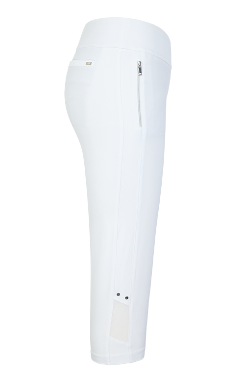Tail Activewear Women's White Mitchell Capri (Size 10) SALE