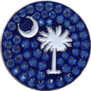 ReadyGolf: South Carolina State Flag Ball Marker & Hat Clip by Bonjoc