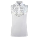 Daily Sports Women's Caterina Sleeveless White Polo (Size Small) SALE