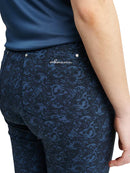 Abacus Sports Wear: Women's 4-Ways Stretch 7/8 Trousers- Elite Graphic High Waist Pants