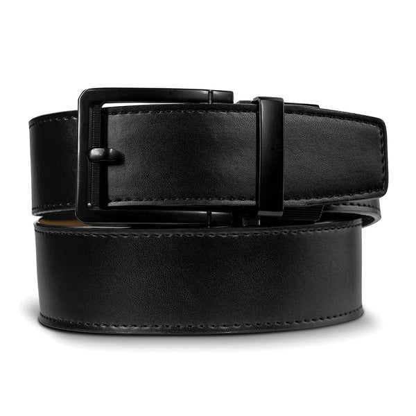 Nexbelt: Men's Ace Leather Golf Belt  - Black