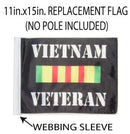 SSP Flags: 11x15 inch Golf Cart Replacement Flag - Vietnam Veteran