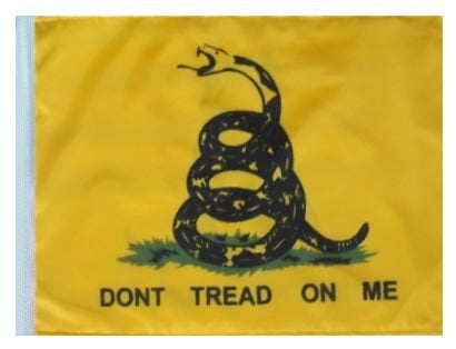 SSP Flags: 11x15 inch Golf Cart Replacement Flag - Don't Tread on Me