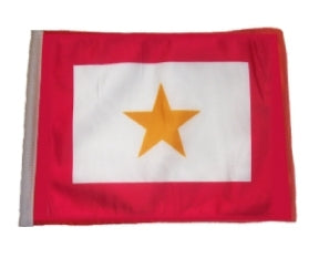 SSP Flags: 11x15 inch Golf Cart Replacement Flag - Gold Star