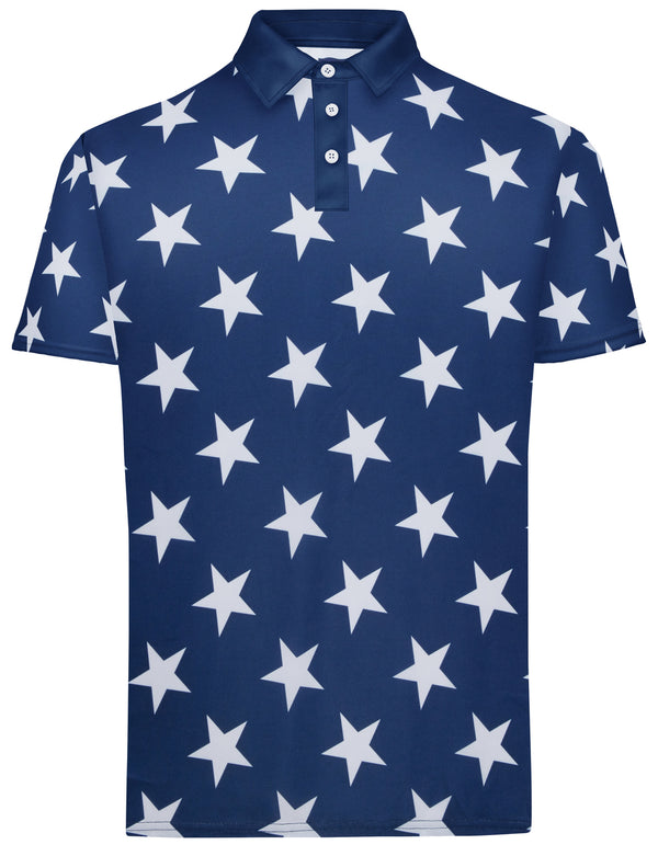 All Star Mens Golf Polo Shirt by ReadyGOLF