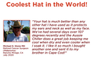 Aussie Chiller Outback Bushie Perforated Hat - Pearl White