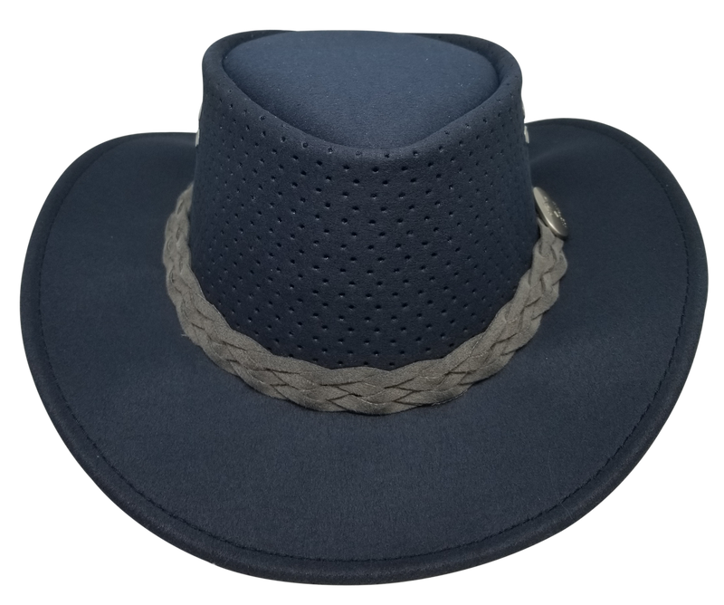 Aussie Chiller Outback Bushie Perforated Hat - Navy