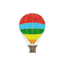 Navika: Glitzy Ball Marker & Hat Clip - Hot Air Balloon