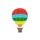 Navika: Glitzy Ball Marker & Hat Clip - Hot Air Balloon