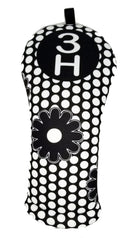 BeeJos: Golf Head Cover - Love Affair Dots (3H Hybrid) - SALE Golf