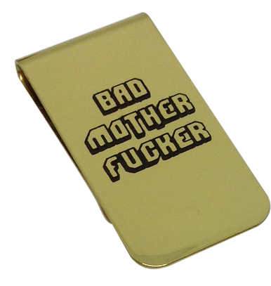 Bad Mother Fucker Money Clip by ReadyGOLF - Gold