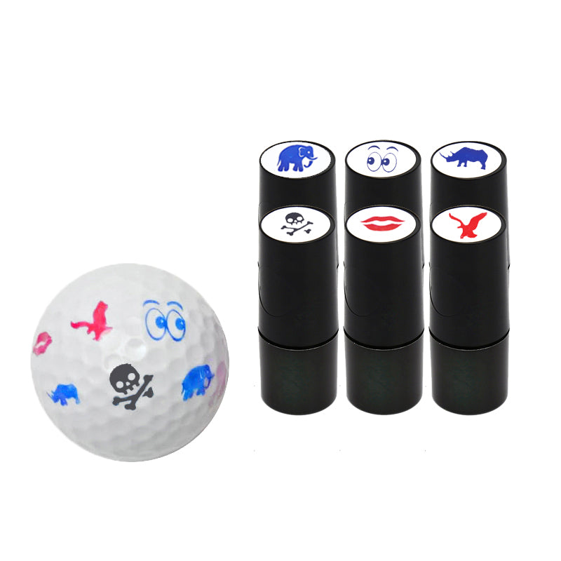 Red Lips Golf Ball Stamp Identifier by ReadyGOLF
