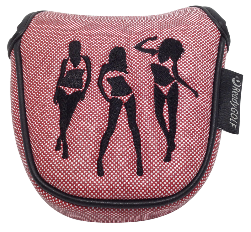 Polka Dot Bikini Girls Embroidered Putter Cover - Mallet