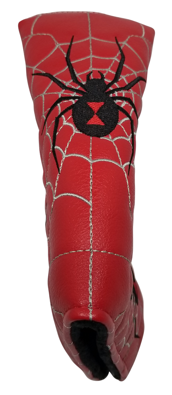 Black Widow Embroidered Putter Cover - Blade by ReadyGOLF