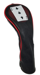 Casino Embroidered Fairway Headcover - 3 of Clubs by ReadyGOLF