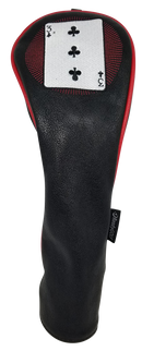 Casino Embroidered Fairway Headcover - 3 of Clubs by ReadyGOLF