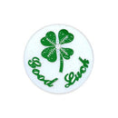 Navika: Glitzy Ball Marker & Hat Clip - Good Luck Clover
